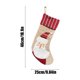 thumbnail image 3 of ¡Descuentos Increíbles!, Medias navideñas tejidas con diseños de Papá Noel y muñeco de nieve Bolsas de regalo rojas ideales para colgar en el árbol de Navidad 2 piezas Akmoler, 3 of 9