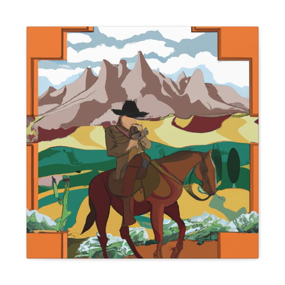 Mountain Range Splendor - Canvas