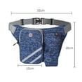 thumbnail image 2 of Inclined Span Kettle Running Pocket-Outdoor Mountaineering Nylon Pocket-Large Capacity Sports Pocket - blue, 2 of 5