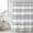 Black, variant on White Boho Geometric Shower Curtain, Waterproof Shower Curtains for Bathroom, Abstract Art Dots Striped Washable Fabric Bathtub Curtain Set Bath Decor with 12 Hooks Extra Long 72"x96"