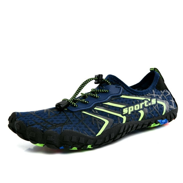 Fgnfyis Chaussures de Natation d'Été pour Extérieur Chaussures de Natation pour Femmes Chaussures de Randonnée à Séchage Rapide pour Femmes Bleu
