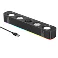 thumbnail image 1 of Altavoz USB para Computadora, Barra de Sonido con Cable USB y Bluetooth con Luz RGB para PC, Portátil, Juegos de Computadora., 1 of 5