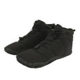 thumbnail image 5 of CHENge Winter Boots for Men Wide Ankle-High Pointed Toe High Top Thermal Cute Printed Casual Brown Cowboy Booties(Black,9.5), 5 of 7