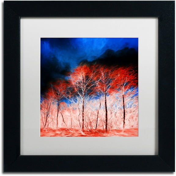 Trademark Fine Art "The Worst Is Yet To Come" Canvas Art by Philippe Sainte-Laudy White Matte, Black Frame