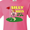 thumbnail image 4 of Inktastic Silly Boys Golf is for Girls with Red Haired Golfer Youth T-Shirt, 4 of 5