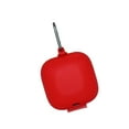thumbnail image 2 of CIMAXIC Creative Headphone Protection Box Metal Buckle Wireless Headset Storage Case and Silicone Skin Compatible for Pro Headset (Red),3.94"X3.94"X1.38", 2 of 4