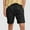 Black, variant on Clearance Clothes under $10.00 Ofreoo Men's Stretch Shorts Casual Classic Summer Beach Shorts Drawstring With Zipper Pocket