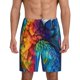thumbnail image 1 of Fotbe Colorful Parrot Jungle Dream Pantalones Cortos de Pijama para Hombre, Ropa de Dormir, Pantalones de Pijama Cortos para Hombre-XX-Large, 1 of 6