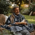 thumbnail image 3 of [Inspirational Fleece Blanket] Cozy 1pc Fleece Blanket - Inspirational "for Man of God" with Bible Verses, Catholic & Spiritual Encouragement - Ideal for All Seasons, 3 of 5