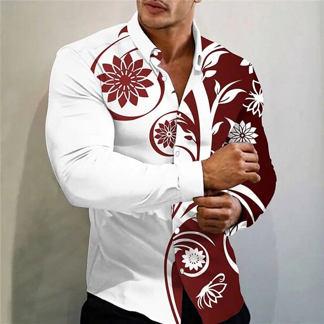 Camisa de hombre 2024 de manga larga con solapa, nueva oferta, blanca y negra, moda informal para exteriores, material de alta calidad, primavera, verano, talla grande