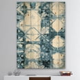 thumbnail image 2 of Designart 'Geometrical Watercolor Indigo I' Contemporary Print on Natural Pine Wood, 2 of 3