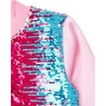 thumbnail image 2 of JoJo Siwa Big Girls Sequin Zip Up Bomber Jacket Little Kid to Adult, 2 of 5