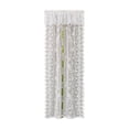 thumbnail image 3 of Floral Lace Sheer Tie Up Curtain 31.5W x 62.99L Inch Adjustable Rod Pocket Light Filtering Curtain for Kitchen Farmhouse, 3 of 6