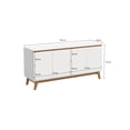 thumbnail image 3 of Aparador Bufetero Kappesberg 156cm 4 Puertas Blanco, 3 of 11