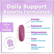 Multivitamin For Women - Complete Daily Womans Multivitamins with Biotin, Calcium, Folic Acid, Iron, Zinc, Vitamin A, C, D, E & B Vitamins, Womens Hair Skin and Nails Supplements - 120 Softgels