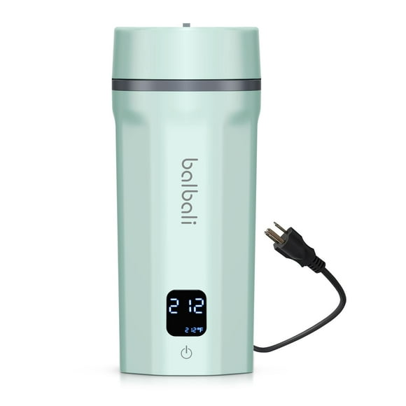 Hervidor portátil Balbali de 550 ml, 100-250 V, doble voltaje, verde