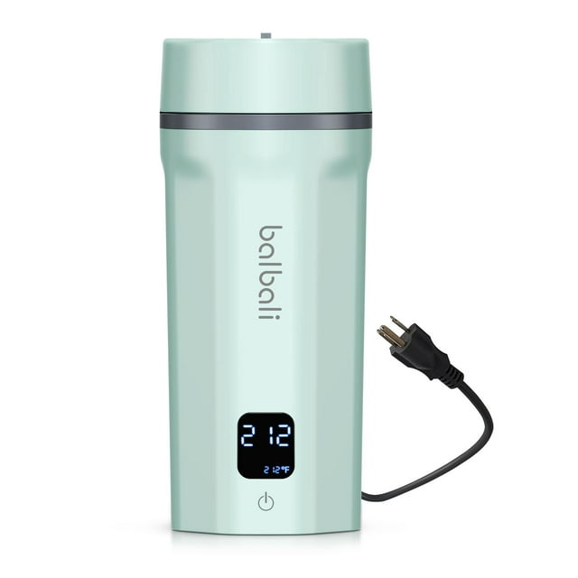 Hervidor portátil Balbali de 550 ml, 100-250 V, doble voltaje, verde