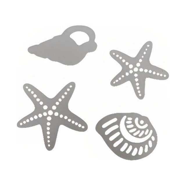 Inteprter 4 piezas de acero de alto carbono para niños, troquel para álbum de recortes, forma de Animal, desarrollo Manual, manualidades, Cocina y Comedor