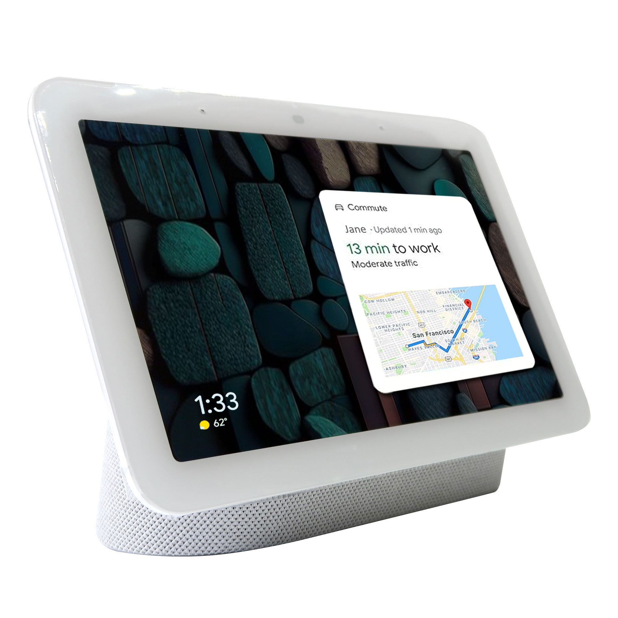 Google Nest Hub 2nd Gen Smart Home Display with Google Assistant Chalk  2x Google Nest Video Battery Doorbell White