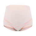 thumbnail image 2 of Alkepwun Womens Maternity Shapewear Over Belly Support Underpants Recovery Postpartum Soft Stretchy High Waist Panties Striped Full Coverage Underwear Plus Size on Clearance, 2 of 4
