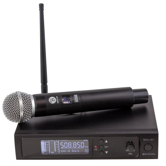 Blast King MHU301 Uhf Dsp Wireless Microphone Sy