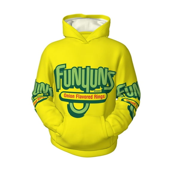 Funyuns Hoodies Fashion Graphic Sweatshirts with Pockets for Teen Boys Girls S7-8