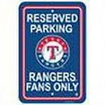 thumbnail image 2 of Fremont Die Inc Texas Rangers Plastic Parking Sign Parking Sign, 2 of 2
