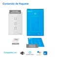 thumbnail image 5 of Apagador De Pared Touch On/off T2us3c Smart Wifi 3 Botones Sonoff SonOff T2US3C Interruptor Wifi, 5 of 5