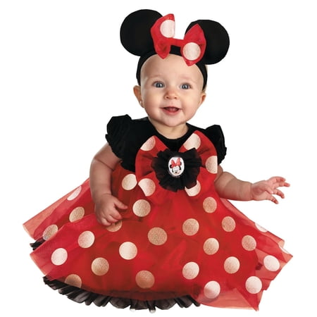 Disguise Infant Girls' Disney Minnie Mouse Costume - Size 6-12 months