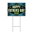 thumbnail image 1 of Happy Father's Day (18" x 24") Yard Sign, Includes Metal Step Stake, 1 of 6