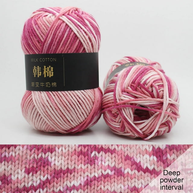 Boovnll Tool Kit, Colorful Hand Knitting 50G Knitting Crochet Milk Soft Baby Cotton Wool Yarn, Tool Set, Home Essentials, Household Essentials