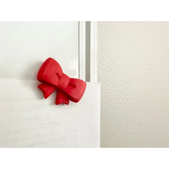 Znet3D Bow Magnets – Strong and Cute Refrigerator Magnets – 1.5 x 1.25 Inches – Perfect for Home, Office, or Classroom – Adorable and Functional Décor – 4 Pack