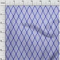 thumbnail image 3 of oneOone Cotton Cambric Bluish Violet Fabric Argyle Fabric For Sewing Printed Craft Fabric By The Yard 42 Inch Wide, 3 of 4