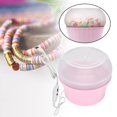 thumbnail image 6 of Tachiuwa Electric Bead Stringer Bowl DIY Crafts Bead String Tool Necklaces Bead Maker Pink, 6 of 10