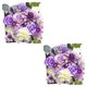 thumbnail image 2 of Flores artificiales Matsuzay con ramos elegantes de seda bajo mantenimiento 23nuevo estilo LH014 2Conjunto, 2 of 6