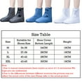 thumbnail image 7 of 1 Pairs Rain Shoe Cover Waterproof Anti-slip Shoes Protectors Reusable Outdoor Rain Boot Covers for Adult Children M-XXL (Blue,XXL), 7 of 7