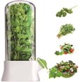 SHZHYUESONGKJ Fresh Herb Saver Containers for Fridge Convenient and