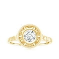 thumbnail image 4 of Rosec Jewels Lab Grown Diamond Half Carat Engagement Ring - EF-VS Grade - Ready To Gift, 18K Yellow Gold, US 4.00, 4 of 8