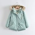 thumbnail image 2 of HAiming Toddler Kids Boys Girls Winter Coats Fleece Lined Long Sleeve Zip up Hooded Jacket Casual Thick Warm Outerwear, 2 of 9
