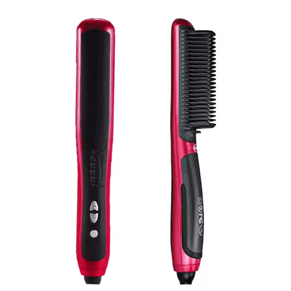 2025 latest Multifunctional Hair Straightener Brush with Curling – Perfect for Drop Shipping