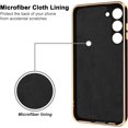 thumbnail image 5 of for Samsung Galaxy S23 Plus Case with Magnetic Ring Holder Soft TPU Electroplated Cover Shockproof Scratchproof Kickstand Slim Protective Phone Case for Galaxy S23+ Black, 5 of 12
