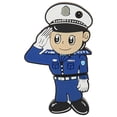 thumbnail image 2 of Disco U de dibujos animados creativo de plástico flexible portátil para Windows 98 / Me / 2000 / XP USB2.0 Policeman 64G, 2 of 14