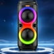 thumbnail image 2 of Altavoz TWS 5.2 con Doble Bocina de 4", Sonido Estéreo Potente, Micrófono con Cable, Reproductor USB, Batería Recargable 1200mAh, Portátil para Interior y Exterior, 2 of 6