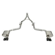 Corsa Performance 21070Blk Xtreme Valved Cat Back Exhaust System Fits select: 2015-2017 DODGE CHALLENGER SRT HELLCAT, 2015-2020 DODGE CHARGER SRT HELLCAT