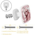thumbnail image 3 of 12 Pack Cabinet Knobs Square Knobs Pink Monkey Orangutan Drawers Cabinet Hardware Kitchen, 3 of 6