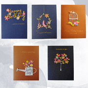 10 Pack Assorted Greeting Cards 3D Blank Note Cards For All Occasions Boxed 4.5 x 6 Inches Cards with Envelopes and Stickers