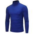 thumbnail image 1 of Pull Col Montant en Coton pour Hommes Gris Clair 3TG, 1 of 5
