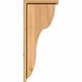 thumbnail image 3 of 5 1/2"W x 12"D x 28"H Carmel Smooth Corbel w/Backplate, Western Red Cedar, 3 of 9