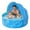 Blue, variant on Foldable Kiddie Pool with Canopy,kids pool,Kids Family - Summer Water Play Pool with Shade - Portable for Outdoor Backyard Beach (Green)