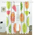 thumbnail image 2 of Lemons Or Oranges Black Out Curtains 72 Inch Length Curtains for Sliding Glass Doors Bedroom Living Room 2 Pack, 2 of 6